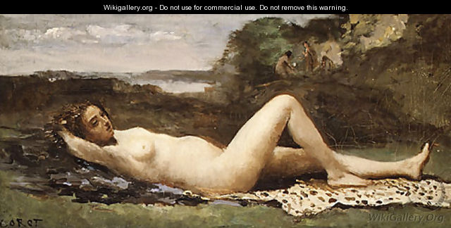Bacchante in a Landscape 1865 - Jean-Baptiste-Camille Corot
