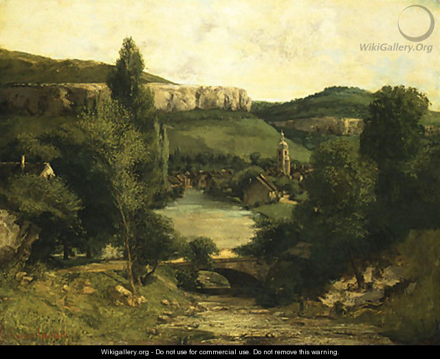 View of Ornans probably mid 1850s - Gustave Courbet