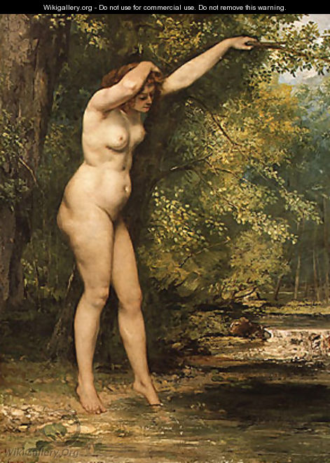 The Young Bather 1866 - Gustave Courbet