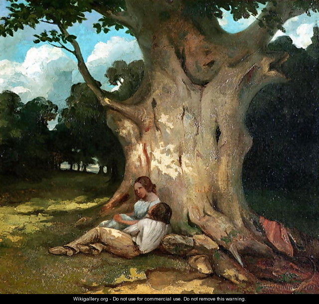 The Large Oak 2 - Gustave Courbet