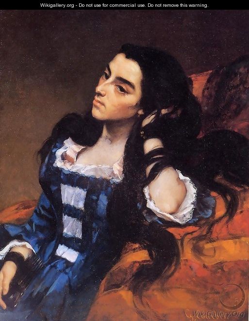 Portrait of a Spanish Lady 1855 - Gustave Courbet