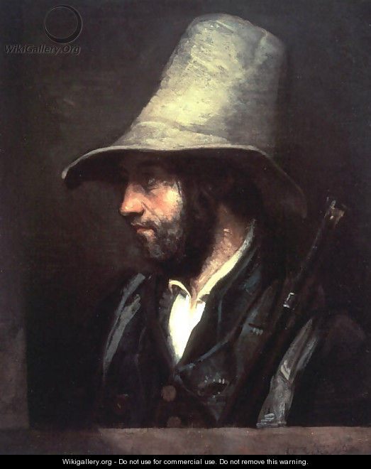 Portrait of a Hunter - Gustave Courbet