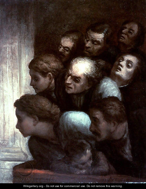 The Free Performance - Honoré Daumier