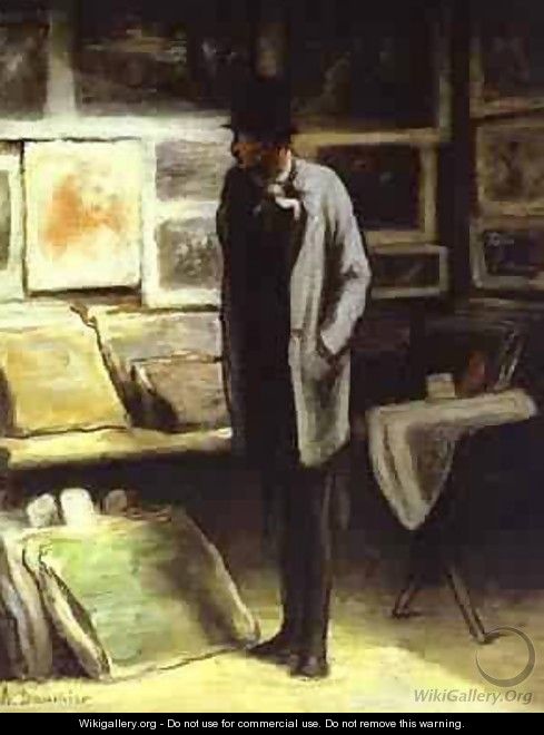 The Etching Amateur 1863-65 - Honoré Daumier