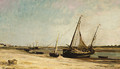 Boats on the Seacoast at aples 1871 - Charles-Francois Daubigny