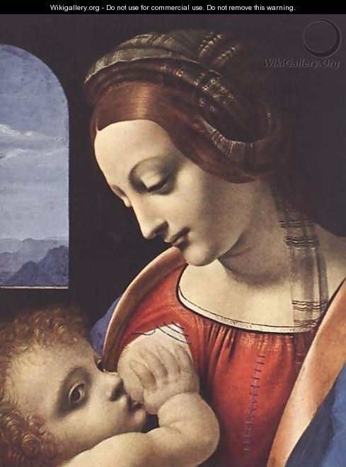 Madonna Litta detail 1 - Leonardo Da Vinci