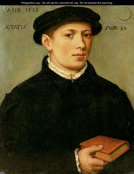 Portrait of a Young Man 1528 - Barthel Bruyn