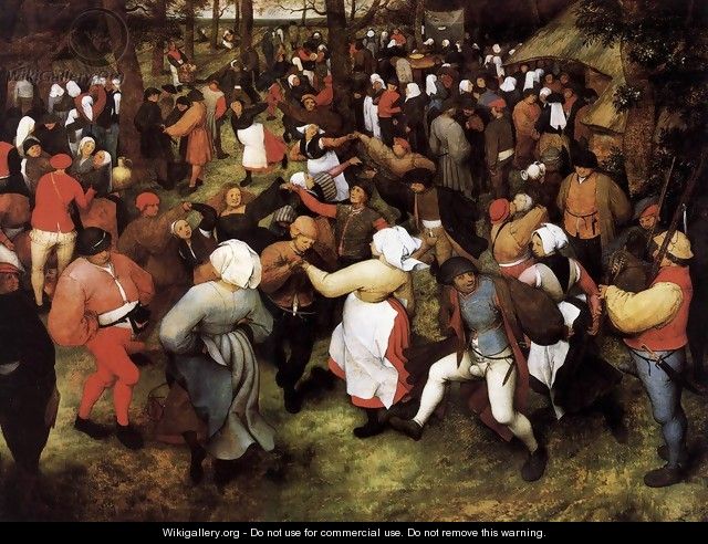 Wedding Dance in the Open Air 1566 - Jan The Elder Brueghel