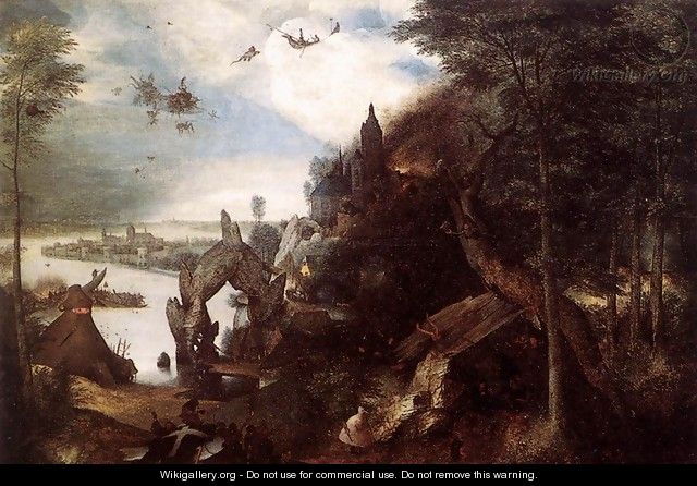 The Temptation of St Anthony 1557 - Jan The Elder Brueghel