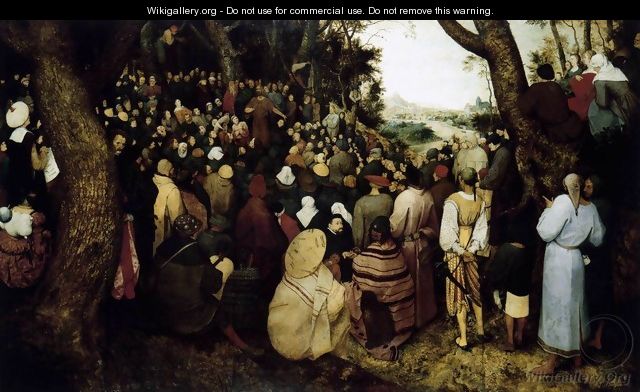 The Sermon of St John the Baptist 1566 - Jan The Elder Brueghel