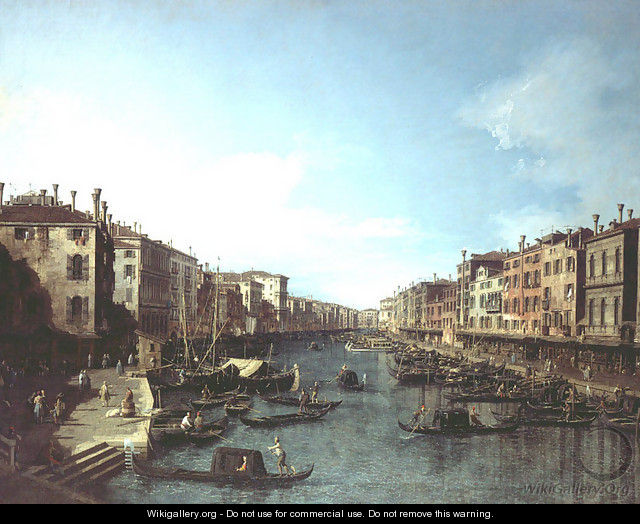 The Grand Canal 3 - (Giovanni Antonio Canal) Canaletto