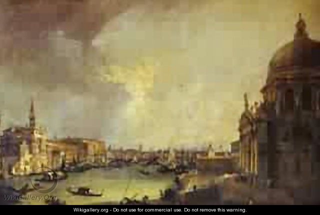 Entrance To The Grand Canal Looking East 1725 - (Giovanni Antonio Canal) Canaletto