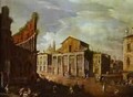 Church Of St Antony And St Phaustina In Rome 1749 - (Giovanni Antonio Canal) Canaletto