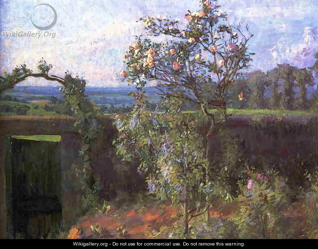 Landscape near Yerres 1877 - Gustave Caillebotte