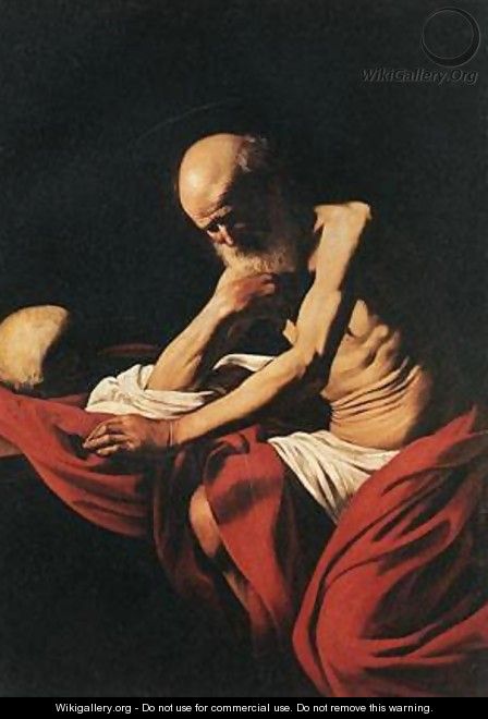 St Jerome1 - Michelangelo Merisi da Caravaggio