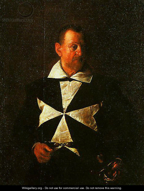 Portrait of a Knight of Malta - Michelangelo Merisi da Caravaggio