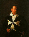Portrait of a Knight of Malta - Michelangelo Merisi da Caravaggio