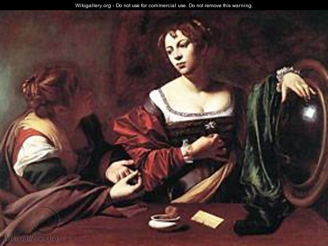 Martha and Mary Magdalene - Michelangelo Merisi da Caravaggio