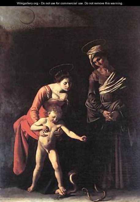Madonna with the Serpent - Michelangelo Merisi da Caravaggio