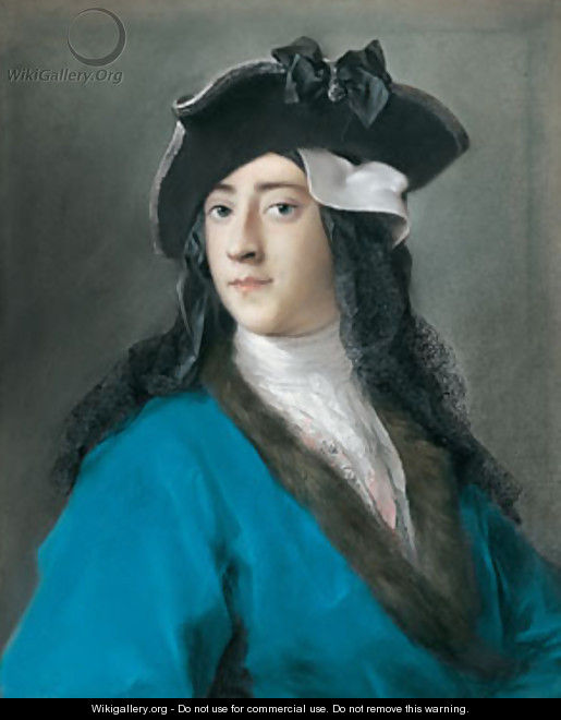 Gustavus Hamilton Second Viscount Boyne in Masquerade Costume 1730 - Rosalba Carriera