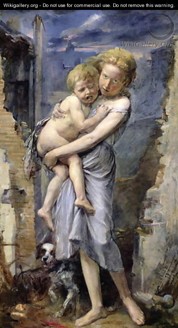 Brother and Sister Two Orphans of the Siege of Paris in 1870 71 - Jean-Baptiste Carpeaux