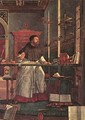 Carpaccio Vision of St Augustin detail1 - Vittore Carpaccio