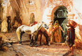 Scene in Morocco - F. A. Bridgeman