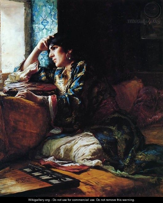 Aicha a Woman of Morocco - F. A. Bridgeman