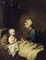 Little Girl Saying Her Prayers in Bed - Johann Georg Meyer von Bremen