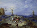 Landscape with Two Windmills 1612 - Jan The Elder Brueghel