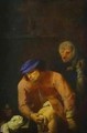 Unpleasant Duties Of A Father - Adriaen Brouwer