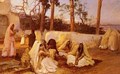 Women At The Cemetery, Algiers - F. A. Bridgeman