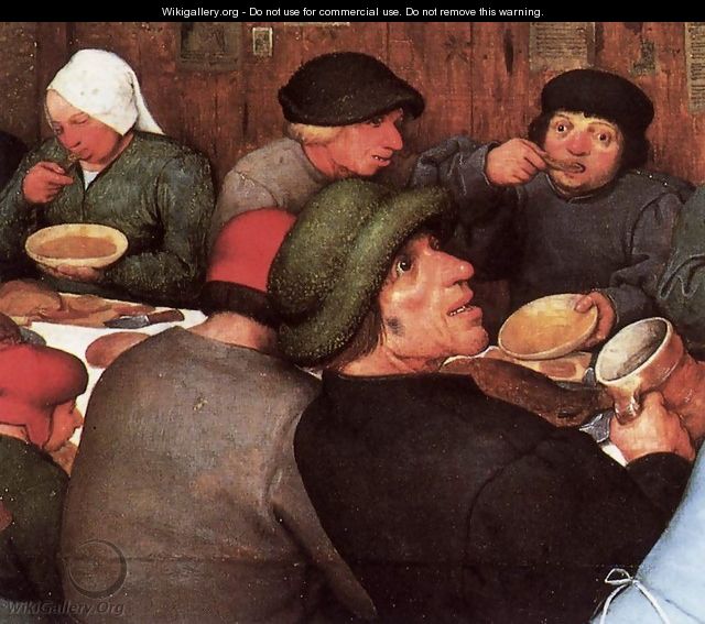Peasant Wedding (detail) 1567 2 - Jan The Elder Brueghel