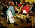 Peasant Wedding - Jan The Elder Brueghel