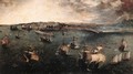 Naval Battle in the Gulf of Naples 1558-62 - Jan The Elder Brueghel