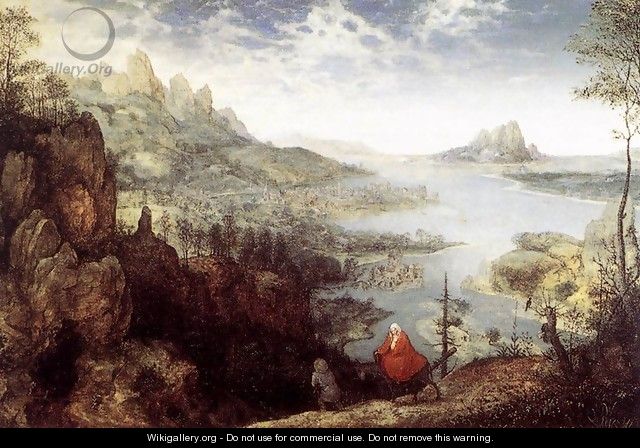 Landscape with the Flight into Egypt 1563 - Jan The Elder Brueghel