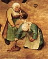 Children's Games (detail) 1559-60 12 - Jan The Elder Brueghel