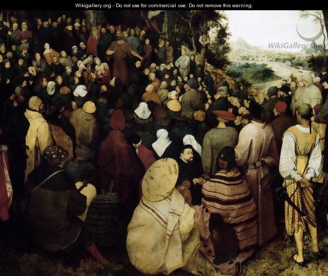 The Sermon of St John the Baptist (detail) 1566 - Jan The Elder Brueghel