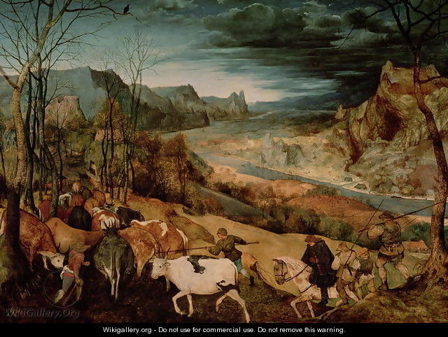 The Return of the Herd - Jan The Elder Brueghel