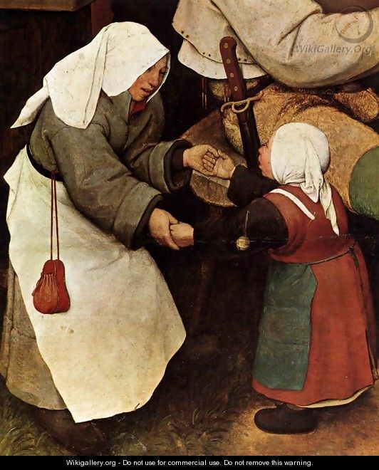 The Peasant Dance (detail) 1567 4 - Jan The Elder Brueghel