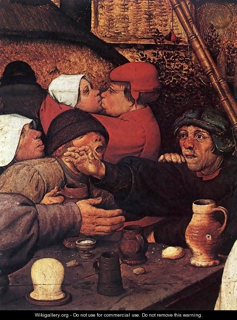 The Peasant Dance (detail) 1567 3 - Jan The Elder Brueghel