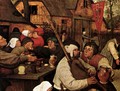 The Peasant Dance (detail) 1567 2 - Jan The Elder Brueghel