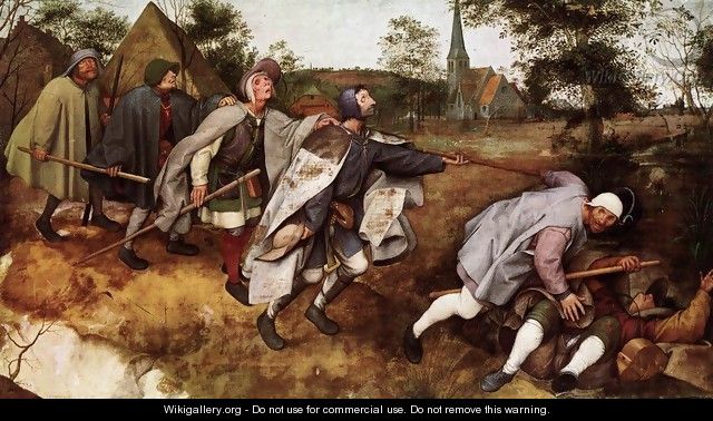 The Parable of the Blind Leading the Blind 1568 - Jan The Elder Brueghel
