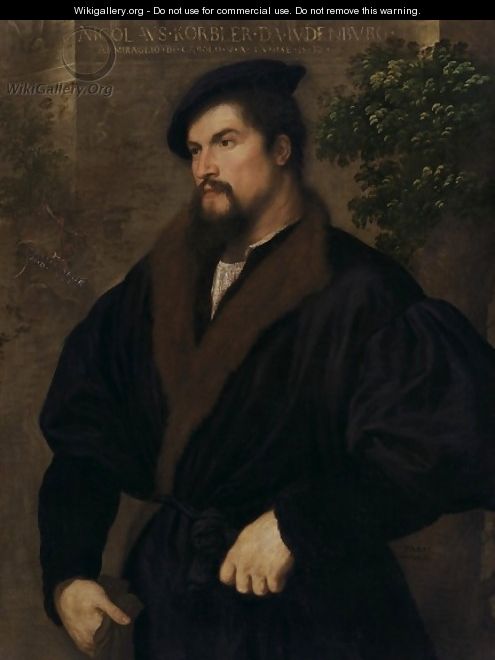 Portrait of Nikolaus Korbler 1532 - Paris Bordone