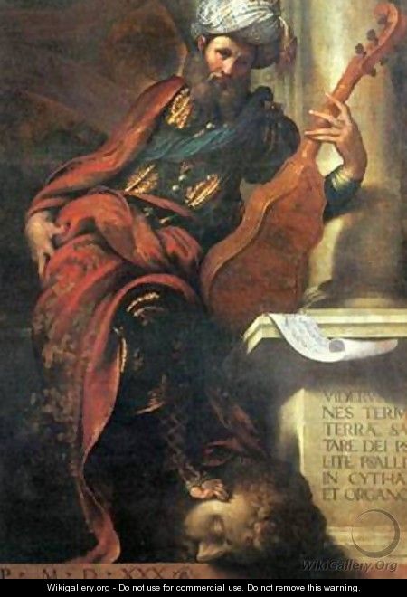 The Prophet David 1530 - Boccaccio Boccaccino