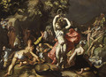 Moses Striking the Rock 1596 - Abraham Bloemaert