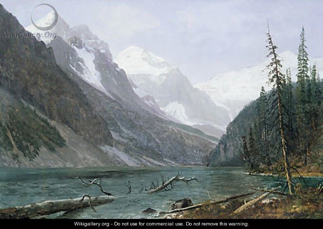 Canadian Rockies (Lake Louise) 1889 - Albert Bierstadt