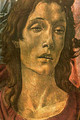San Barnaba Altarpiece (Detail Head Of St John) 1490 - Sandro Botticelli (Alessandro Filipepi)