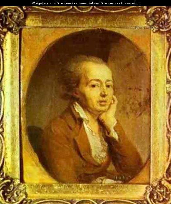 Portrait Of The Artist Dmitry Levitzky 1796 - Vladimir Lukich Borovikovsky