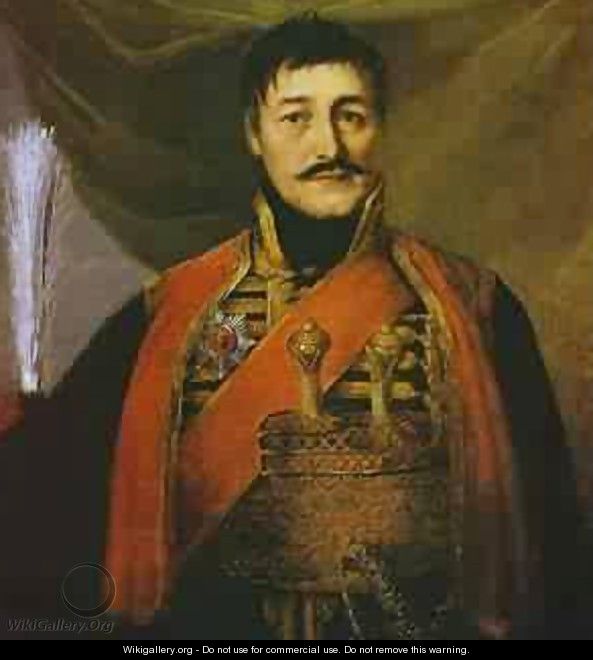 Portrait Of Karadjordge 1816 - Vladimir Lukich Borovikovsky
